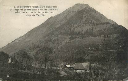 CPA FRANCE 73 " Mercury - Gemilly, Village de Mallapalud et les Pics du Périllet et de la Belle Etoile"