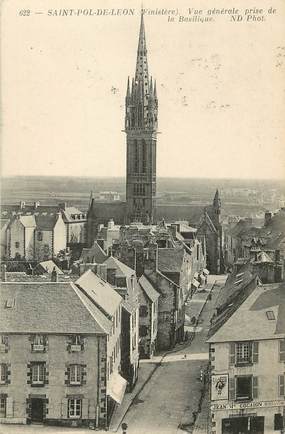 / CPA FRANCE 29 "Saint Pol de Léon, vue générale prise de la basilique"