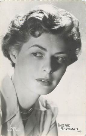 CPSM ARTISTE " Ingrid Bergman"