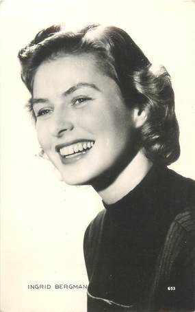 CPSM ARTISTE " Ingrid Bergman"