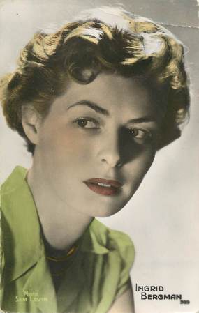 CPSM ARTISTE " Ingrid Bergman"