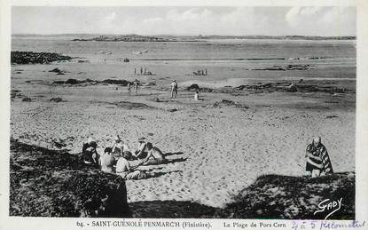 / CPSM FRANCE 29 "Saint Guénolé Penmarch, la plage de Pors Carn"