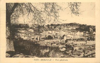 CPA FRANCE 83 "Barjols, vue générale"