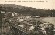 83 Var CPA FRANCE 83 "Agay, vue sur la plage et les roches rouges"