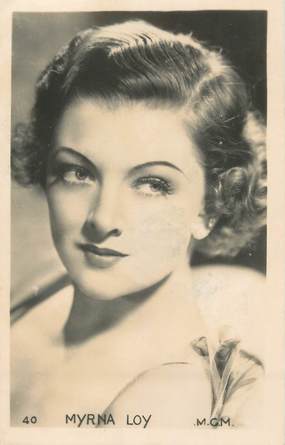 CPA ARTISTE " Myrna Loy"