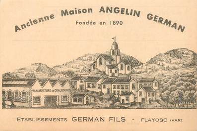 CPA FRANCE 83 "Flayosc, Ancienne maison Angelin German"