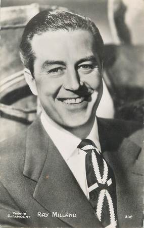 CPSM ARTISTE "Ray Milland"