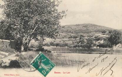 CPA FRANCE 83 "Besse, le Lac"