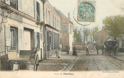 / CPA FRANCE 05 "Place de Montjay"