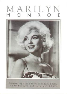 CPSM ARTISTE " Marilyn Monroe"