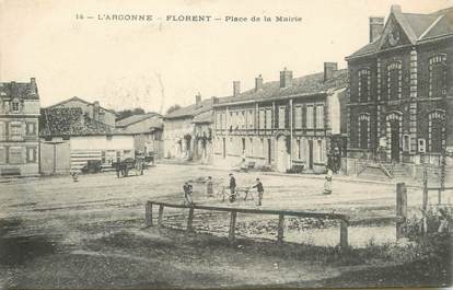 / CPA FRANCE 51 "L'Argonne, Florent, place de la mairie"