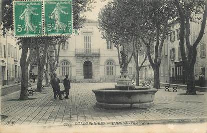 CPA FRANCE 83 "Collobrières, l'Hotel de ville"