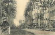 Guyane RARE CPA GUYANE " Cayenne, Rue Lalouette, Place des Palmistes"