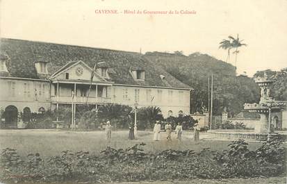 RARE CPA GUYANE " Cayenne, Hôtel du Gouverneur de la Colonie"