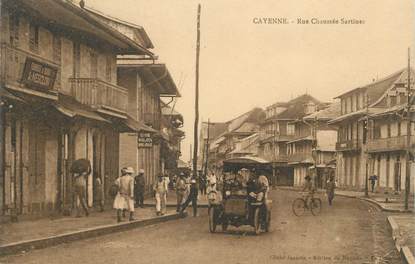 CPA GUYANE " Cayenne, Rue Chaussée Sartines"