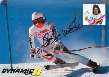 CPSM SKI "Carole Merle" / AUTOGRAPHE