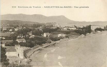 CPA FRANCE 83 "sablettes les Bains, vue générale"