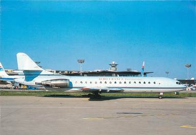 CPSM AVIATION " Caravelle 10 B Paris-Orly"