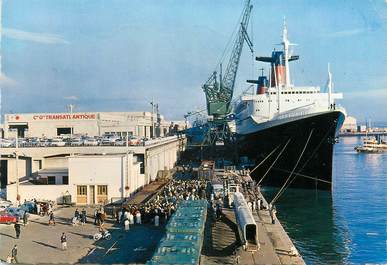 CPSM BATEAU " Le Hâvre, Le France au Quai Johanès Couvert"