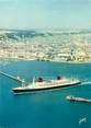 Bateau CPSM BATEAU " Le Havre, Le France quittant le port"
