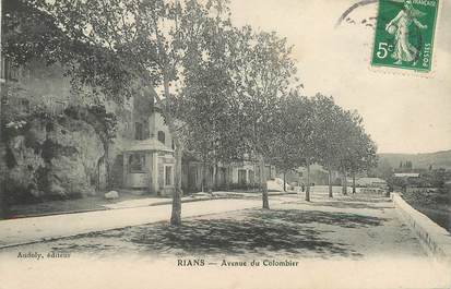 CPA FRANCE 83 "Rians, avenue du Colombier