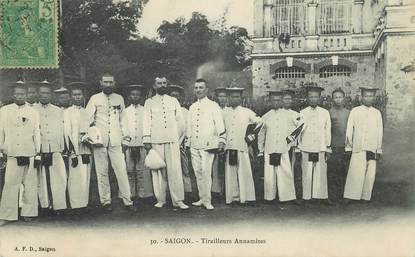 CPA VIETNAM "Saigon, Tirailleurs annamites"