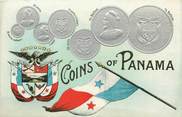 Theme CPA ARGENT MONNAIE "Panama"/ Carte en relief