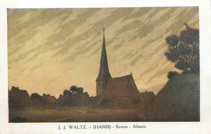 CPA ILLUSTRATEUR HANSI " Sewen en Alsace"