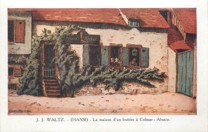 CPA ILLUSTRATEUR HANSI " Colmar, La Maison d'un bottier"