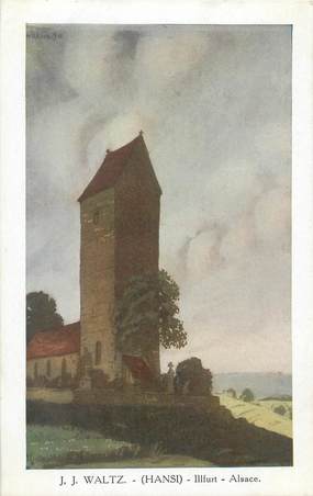 CPA ILLUSTRATEUR HANSI "Illfurt en Alsace"