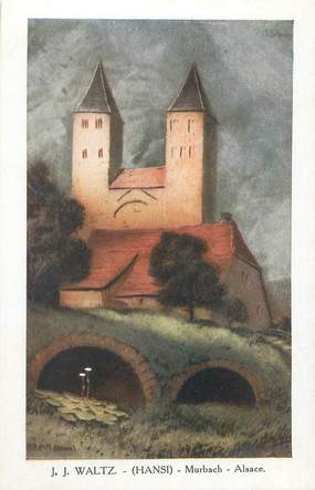 CPA ILLUSTRATEUR HANSI "Murbach en Alsace"