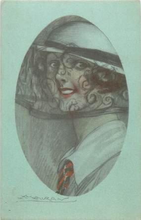 CPA ILLUSTRATEUR MAUZAN " Femme'"