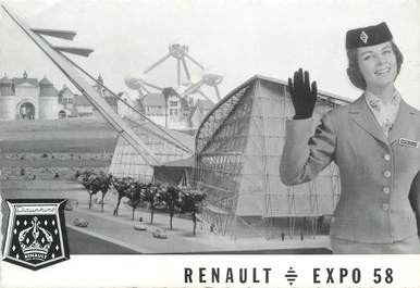 CPSM AUTOMOBILES "Belgique, Accueil des Automobiles Renault'