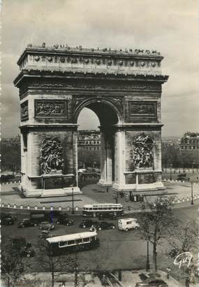 CPSM BUS 75 " Paris, L'Arc de Triomphe"