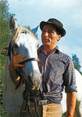 Animaux CPSM " La Camargue, Gardian et son cheval"