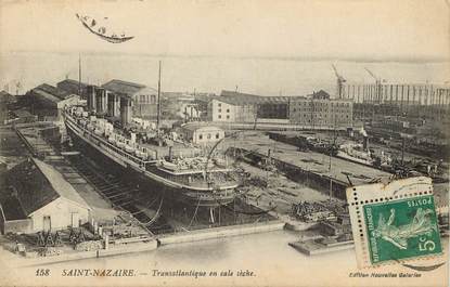 CPA FRANCE 44 "Saint Nazaire, Transatlantique"