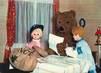 CPSM SERIE TV ENFANT " Bonne Nuit les Petits, Nounours Nicolas et Pimprenelle lisent le courrier"