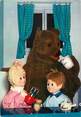 Theme CPSM SERIE TV ENFANT " Bonne Nuit les Petits, Nounours Nicolas et Primprenelle déjeunant"