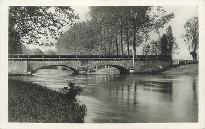 CPSM FRANCE 38 " Tignieu - Jameyzieu, Le pont de la Bourbre"