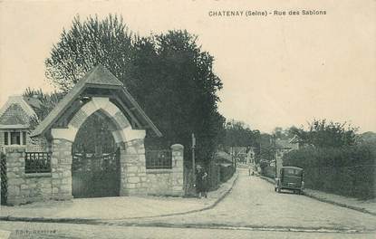 / CPA FRANCE 92 "Chatenay, rue des Sablons"