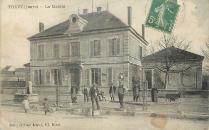 CPA FRANCE 38 "Trept, La Mairie"