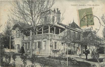 CPA FRANCE 38 "Trept, Villa du Clos"