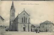 38 Isere CPA FRANCE 38 "Porcieu, La Place et l'église"