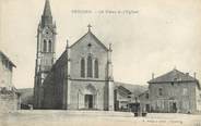 38 Isere CPA FRANCE 38 "Porcieu, La place et l"église"