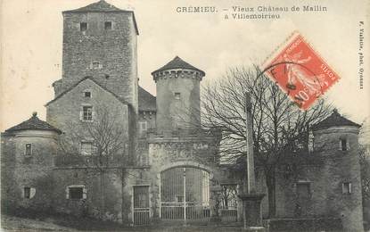 CPA FRANCE 38 "Villemoirieu, Vieux Château de Mallin"