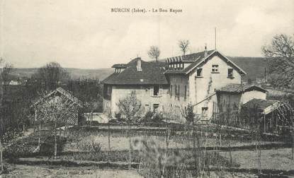 CPA FRANCE 38 " Burcin, Le Bon Repos"