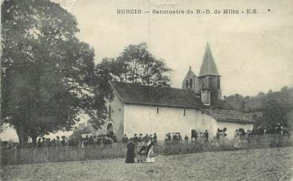 CPA FRANCE 38 " Burcin, Sanctuaire de Notre Dame de Milin"