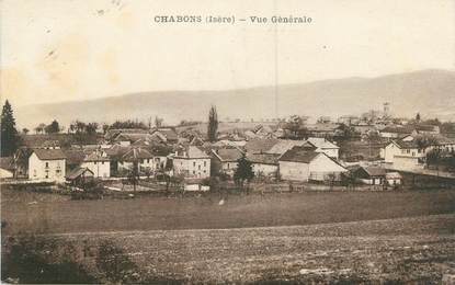 CPA FRANCE 38 " Chabons, Vue générale"