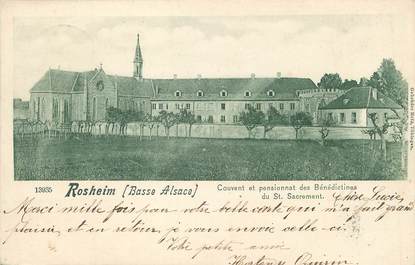 / CPA FRANCE 67 "Rosheim, couvent et pensionnat des Bénédictines du Saint Sacrement"