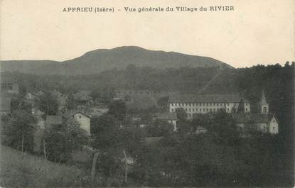 CPA FRANCE 38 "Le Rivier, Vue générale du village"